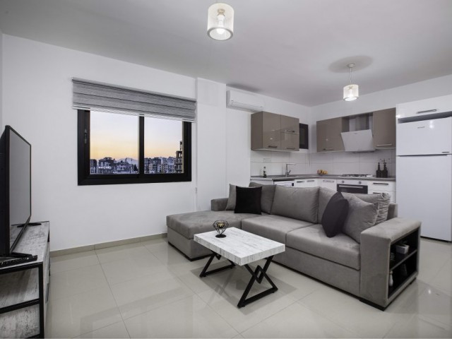 Aşağı Girne Farabi Sokağına Yakin Bölgede Elite Rezidansta Satılık 80 m2 /2+1 Çatı Katı Dairesi 225.000 STG/+905391132605 - Fotoğraf 1