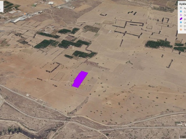 Güzelyurt Kalkanlı Bölgesinde 8550 m² Daire Takasına Açık Yatırımlık Tarla