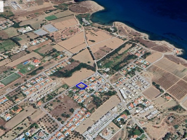 Girne Lapta bölgesinde Esdeger koçanli 880m2 satılık köşe arsa / 05488600404 - Fotoğraf 1
