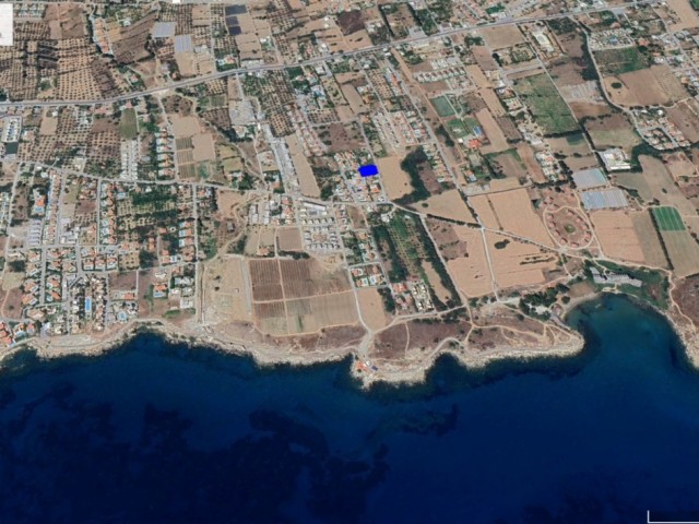 Girne Lapta bölgesinde Esdeger koçanli 880m2 satılık köşe arsa / 05488600404 - Fotoğraf 2