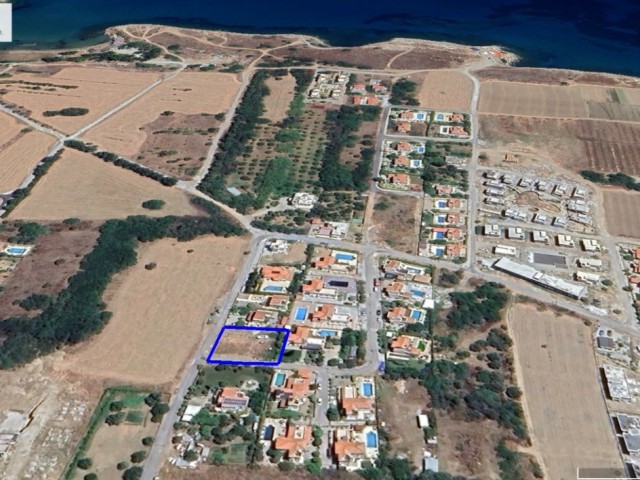 Girne Lapta bölgesinde Esdeger koçanli 880m2 satılık köşe arsa / 05488600404 - Fotoğraf 4