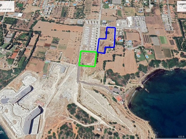 Girne Ozanköy bölgesinde denize 50m mesafede satılık arazi /05488600404 - Fotoğraf 1