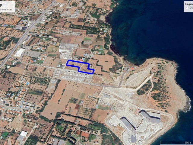 Girne Ozanköy bölgesinde denize 50m mesafede satılık arazi /05488600404 - Fotoğraf 4