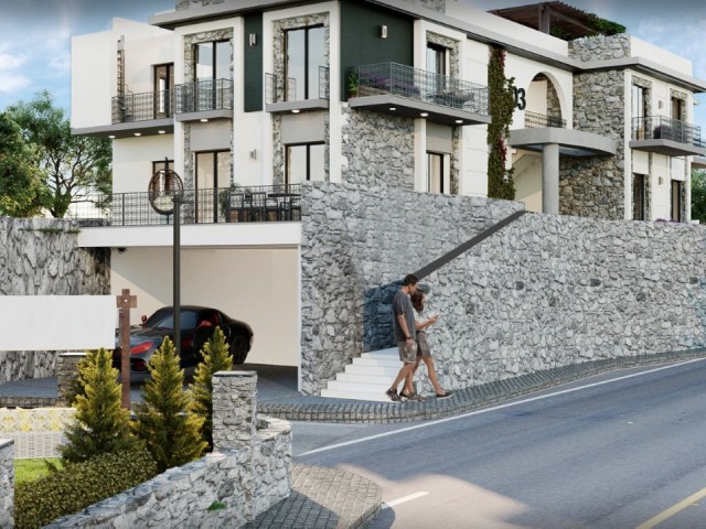 Girne Çatalköy Satılık 3+1 Bahçeli Daire 225.000 STG/+905338202346 - Fotoğraf 3