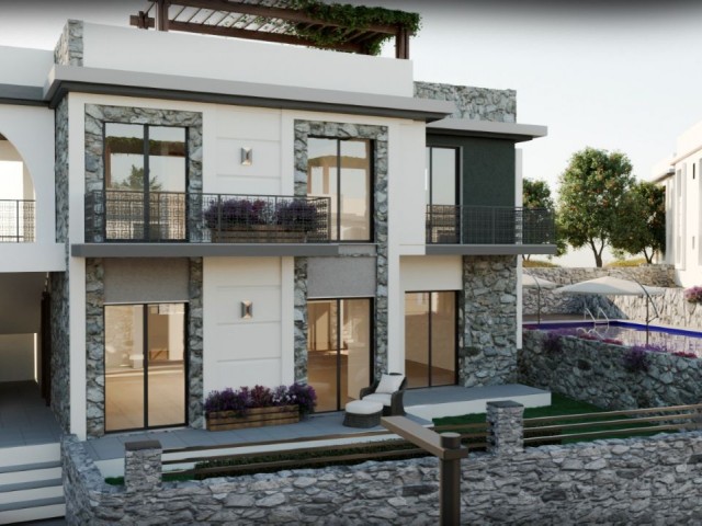 Girne Çatalköy Satılık 3+1 Bahçeli Daire 225.000 STG/+905338202346 - Fotoğraf 4