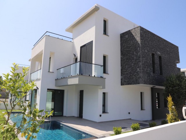 Girne Ozanköyde Güzel Lokasyon Da Özel Havuzlu Yeni Satılık 3+1 Villa - Fotoğraf 3