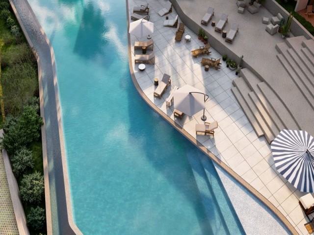 1 yatak odalı plan dışı LÜKS yeniden satış plaj kat bahçe daire + tamamen mobilyalı + 5 yıldızlı deniz kenarı gelişme + ortak yüzme havuzları + özel lagün'e yürüme mesafesinde + birçok olanak