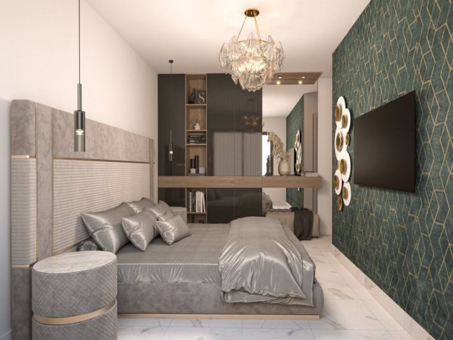 Girne Lapta'da Satılık Modern 1+1  Daireler