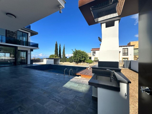 Girne Zeytinlik'de; Özel Havuzlu, Geniş Teraslı, Satılık, 4+1, Sıfır Villa! - Fotoğraf 3