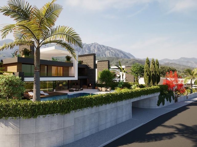 Girne Edremit ; Muhteşem Lokasyonda, Dağ Deniz Manzaralı , Ultra Lüx Villa! - Fotoğraf 4