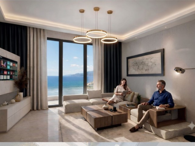Girne Alsancak'ta Doğa Manzaralı,Asansörlü 2+1 Daireler, 210,0000stg den başlayan fiyatlarla