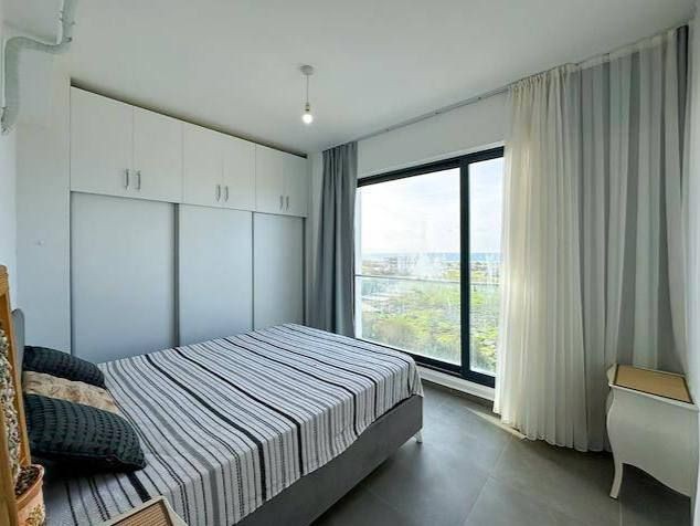 Aphrodite Park Residence'de Türk tapulu, deniz manzaralı 2+1 daire