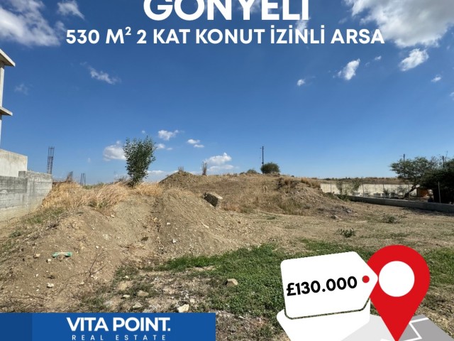 Gönyeli Bölgesinde Koçanı Hazır 530 m2 SATILIK Türk Koçanlı Arsa!