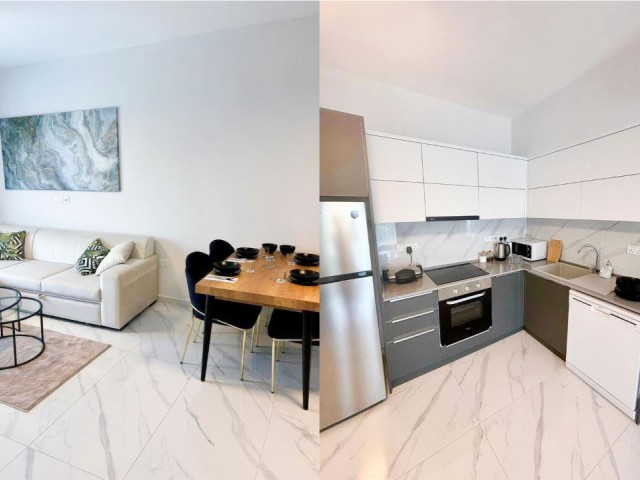 İskele Riverside Life Residence 1+1 Satılık Yeni Daire Ful Eşyalı - Fotoğraf 3