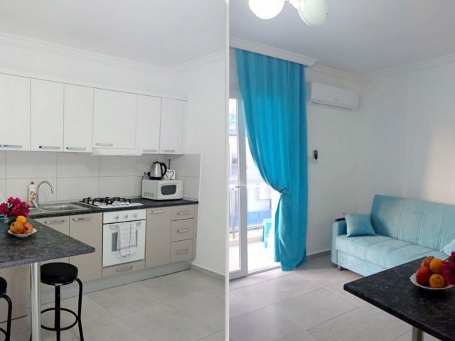 İskele Long Beach 1+0 Satılık Ful Eşyalı - Fotoğraf 1