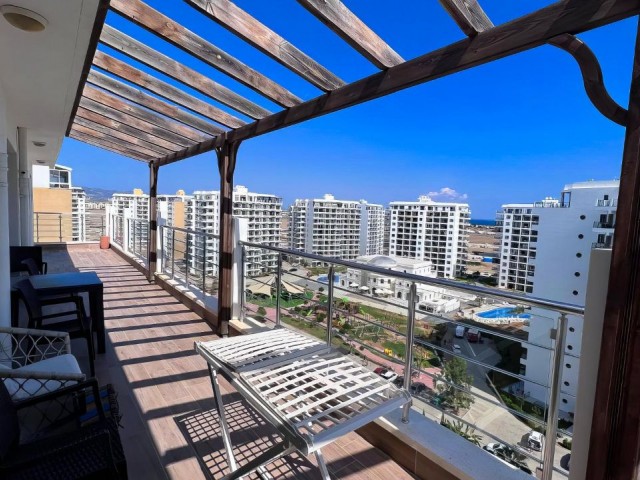 İskele Caesar Resort-2 4+1 Satılık Penthouse Ful Eşyalı Deniz Manzaralı - Fotoğraf 2