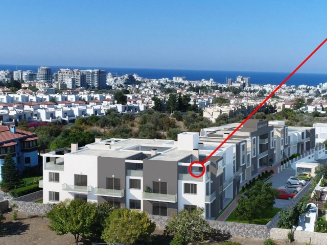 GİRNE OZANKÖY – COLESIUM COURT’TA SATILIK 2+1 ZEMİN KAT DAİRE