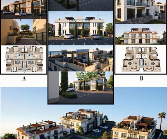 Lefkoşa Gönyeli’de 2+1 Satılık Bir Yıl Sonra Teslim Daireler - Fotoğraf 4