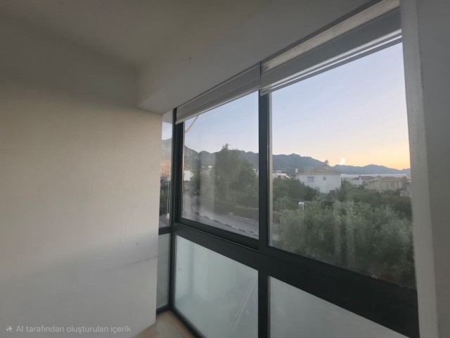 Eşyasız 2+1 geniş daire 50m2 kapalı teraslı
