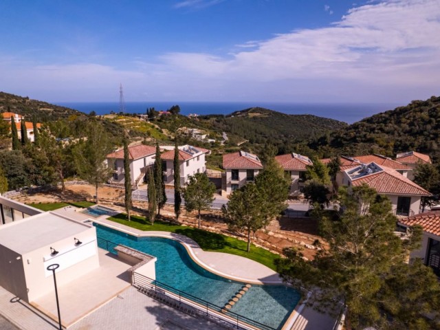 Dağ ve Orman İçerisinde Deniz Manzaralı Muhteşem Tatil Evi - Fotoğraf 4