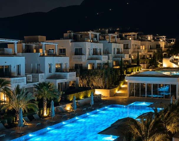Girne Alsancak Terra’da Özel Bahçeli, Full Eşyalı 1+1 Satılık Daire