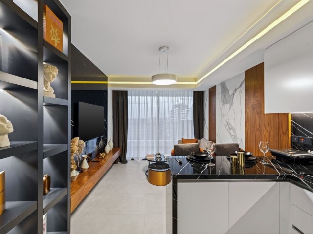 İskele Long Beach'te Modern 1+1 Daire - Eşsiz Doğa Manzarası!