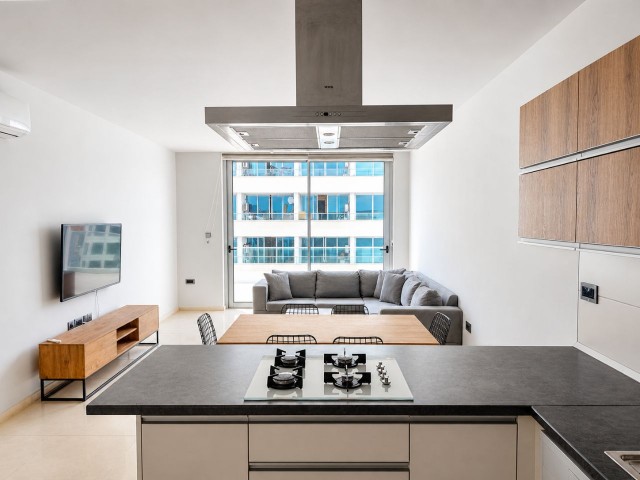 Kaşgar Bölgesinde Dağ ve Deniz Manzaralı 85 m² Penthouse 1+1 !
