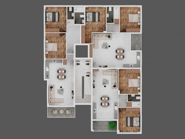 Küçük Kaymaklı Projeden 2+1 Teslim Nisan 2027 - Fotoğraf 2