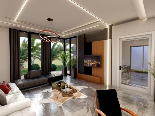 Girne Laptada Muhteşem Taşınmaya Hazır Satılık 4+1 Villa - Fotoğraf 3