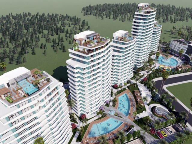 İSKELE LONG BEACH BÖLGESİNDE PROJE AŞAMASINDAN SATILIK DAİRELER
