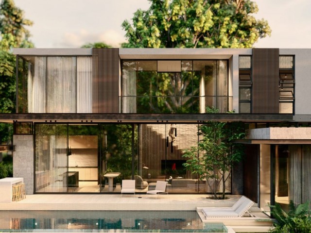 Girne Lapta'da Modern 4+1 Villa - Özel Havuzlu ve Geniş Bahçeli! - Fotoğraf 4