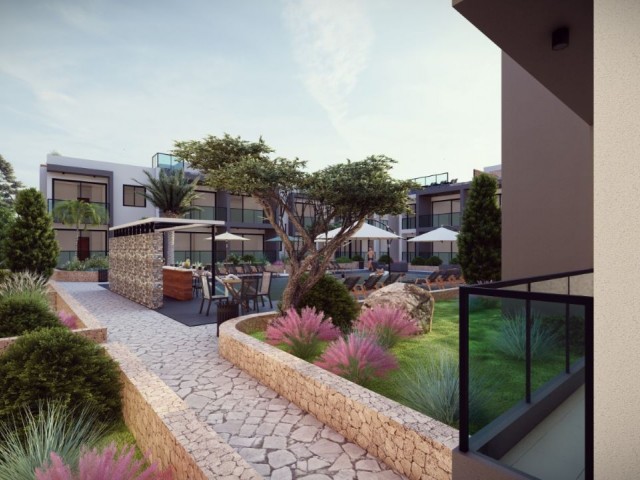 Girne Alsancak Bölgesin'de 2+1 satılık Loft daire! - Fotoğraf 2