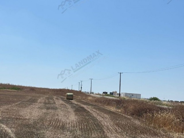 Kıbrıs Lefkoşa Ercan Havalimanına Sadece 600 Metre Mesafede Satılık Türk Koçanlı, Yüksek Kat İmarlı, Asfalt Yol ve Elektriği Mevcut Arazi ! - Fotoğraf 2