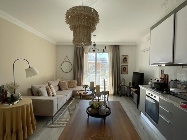 KUZEY KIBRIS İSKELE LONGBEACH ROYAL SUN ELİTE SİTESİNDE SATILIK EŞYALI 1+1 DAİRE !