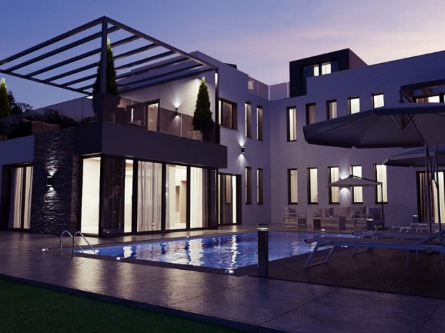 Karsıyaka 4+1 özel havuzlu lüks villa - Fotoğraf 1