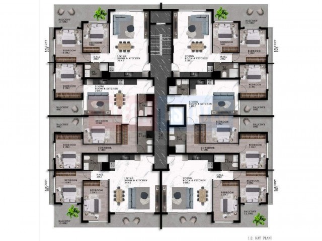 Tuzla`da Modern 2+1 Daire - Fotoğraf 4