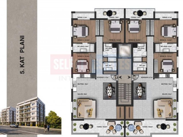 Baykal`da Manzaralı Lüks Penthouse - Fotoğraf 2