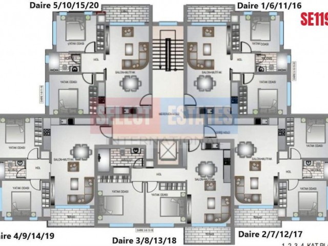 Ortaköy`de Geniş Teraslı Penthouse