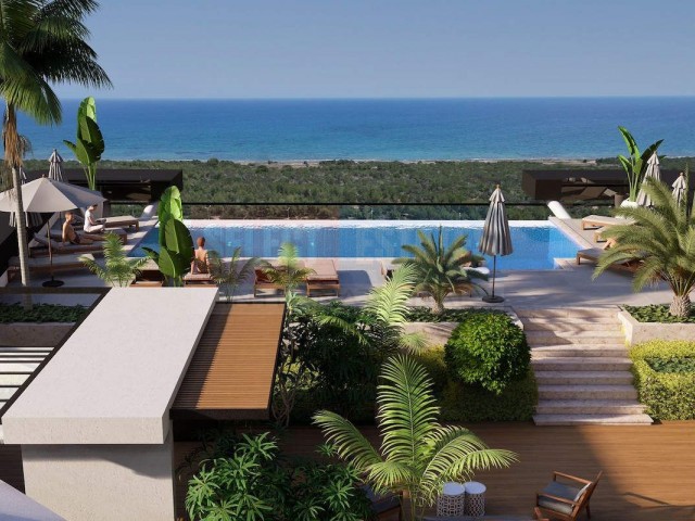 İskele`de Deniz Manzaralı Hazır Daire