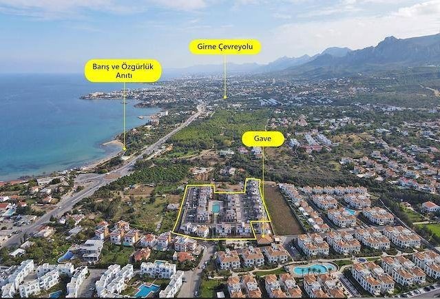 GİRNE ALSANCAKTA SATILIK ÇOK ÖZEL 2+1 GENİŞ BAHÇELİ DAİRE
