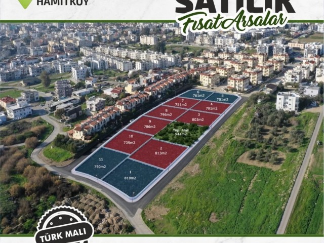 Satılık Türk Koçan Arsa/ Lefkoşa/ Hamitköy - Fotoğraf 1