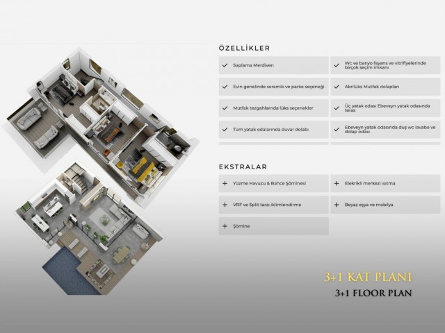 Northernland: Emerald Villas. 3+1 özel villa KDV, TRAFO ÖDENMİŞTİR! TAPUSU HAZIR! Salamis Çemberi - Fotoğraf 1