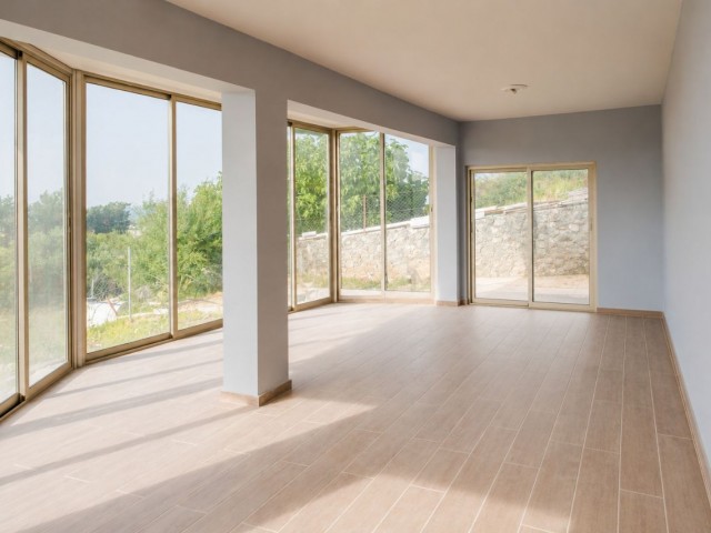 Girne Karşıyaka'da Özel Havuzlu Deniz Manzaralı Muhteşem Villa