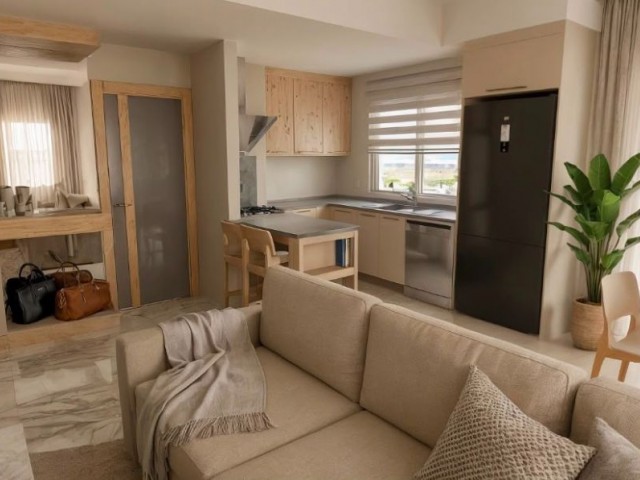 Lefkoşa/Gönyeli Bölgesinde Satılık Proje Aşamasında 2 Yatak Odalı Ensuit Daireler! Kira Potansiyeli En Yüksek Bölgelerden Biri! PENTHOUSE KAMPANYA! - Fotoğraf 3