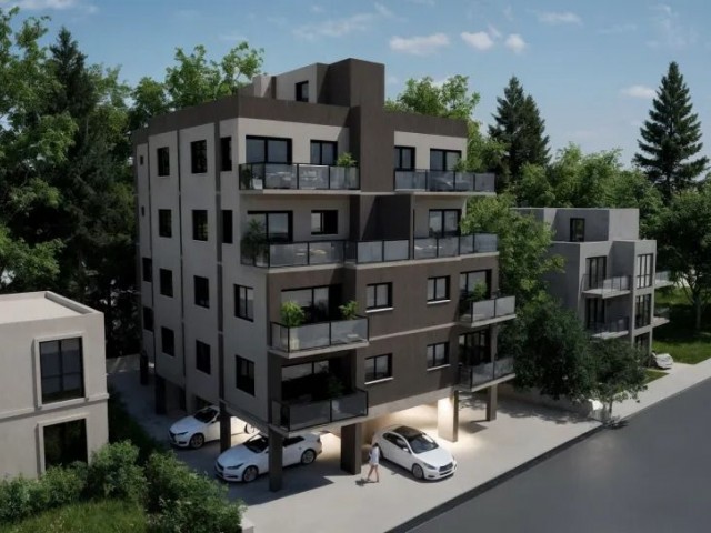 Lefkoşa/Gönyeli Bölgesinde Satılık Proje Aşamasında 2 Yatak Odalı Ensuit Daireler! Kira Potansiyeli En Yüksek Bölgelerden Biri! PENTHOUSE KAMPANYA! - Fotoğraf 4