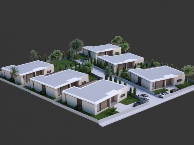 Girne/Boğaz Bölgesinde Proje Aşamasında Olan Yep Yeni Konforlu Bir Yaşam Sunan Tek Kat Konsepli Villalarımız . aralık 2026 Teslim - Fotoğraf 4