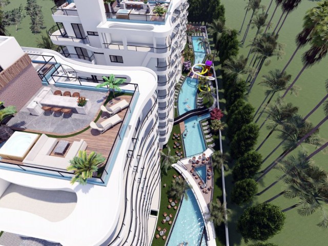 İskele Long Beach'te Satılık 3+1 Sıfır Lüks Daireler - Fotoğraf 2