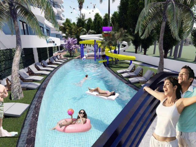 İskele Long Beach'te Satılık 3+1 Sıfır Lüks Daireler - Fotoğraf 4