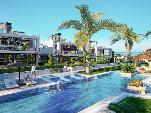 Girne Lapta Satılık 2+1 İkiz Villa ve 4+2 Villa - Fotoğraf 2
