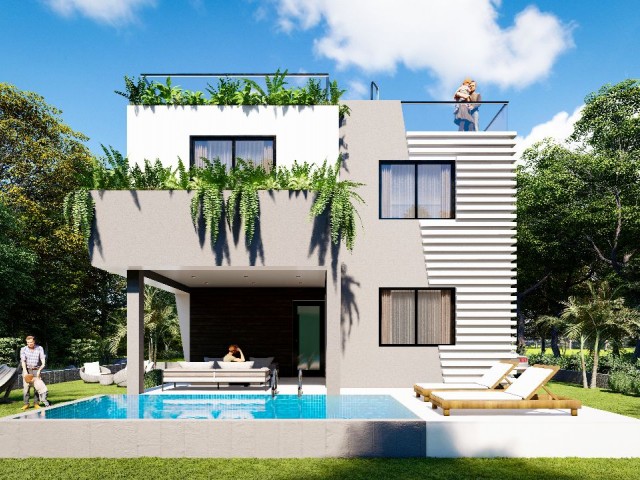 İskele Ötüken Satılık 3+1 ve 4+1 Villa - Fotoğraf 2
